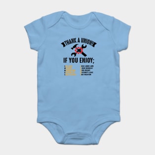 Thank a Union Baby Bodysuit